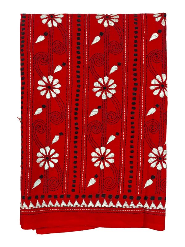 Kantha Stitched Dupatta - Image 3