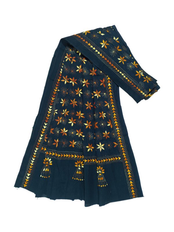kantha work dupatta