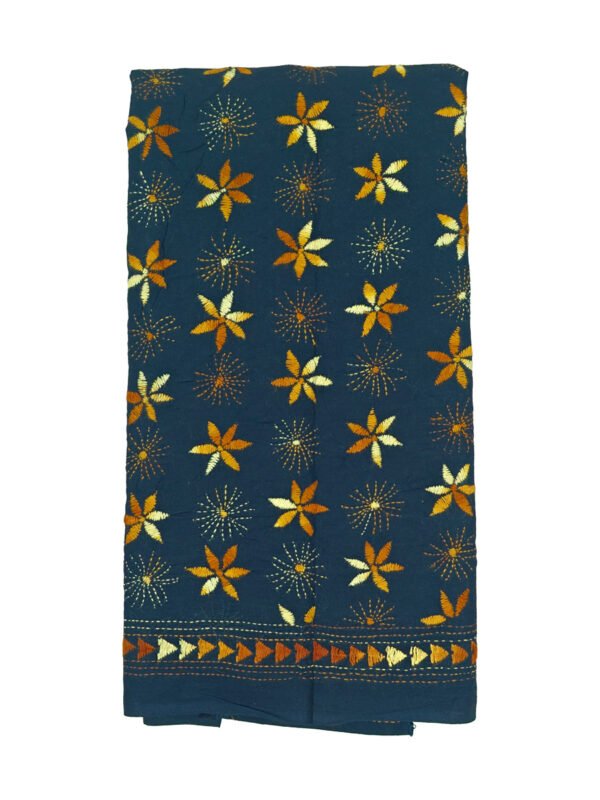 Kantha Stitched Dupatta - Image 3