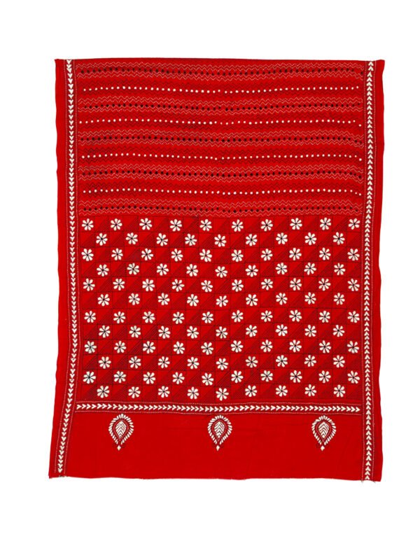 Kantha Stitched Dupatta - Image 3