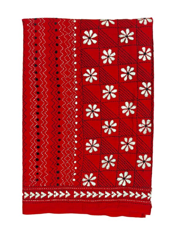 Kantha Stitched Dupatta - Image 2