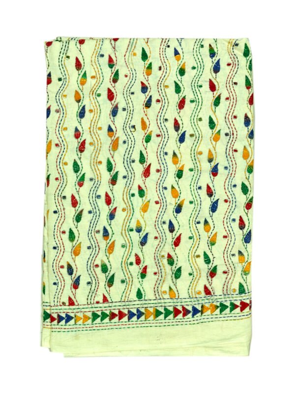 Kantha Stitched Dupatta - Image 2