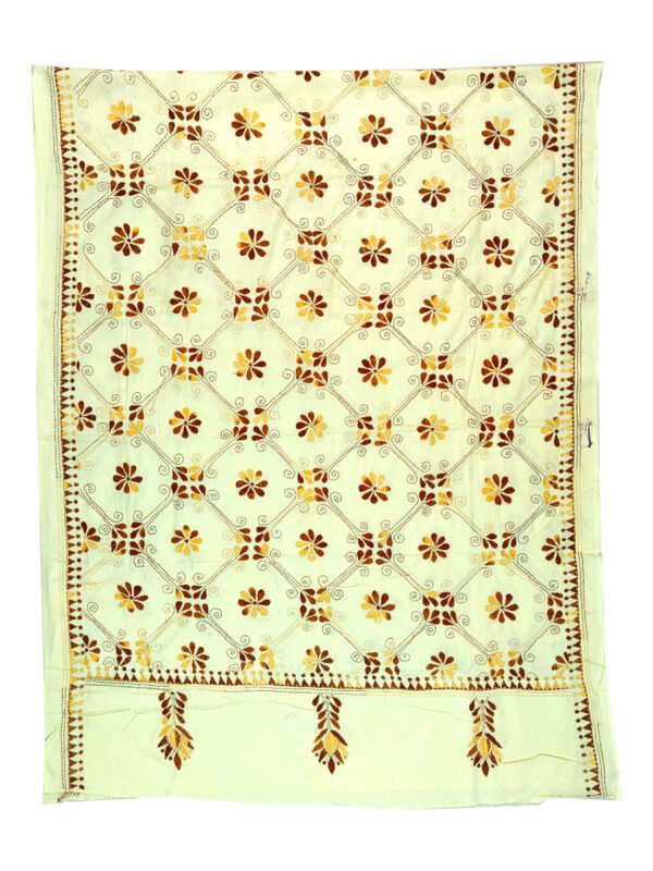 Kantha Stitched Dupatta - Image 4