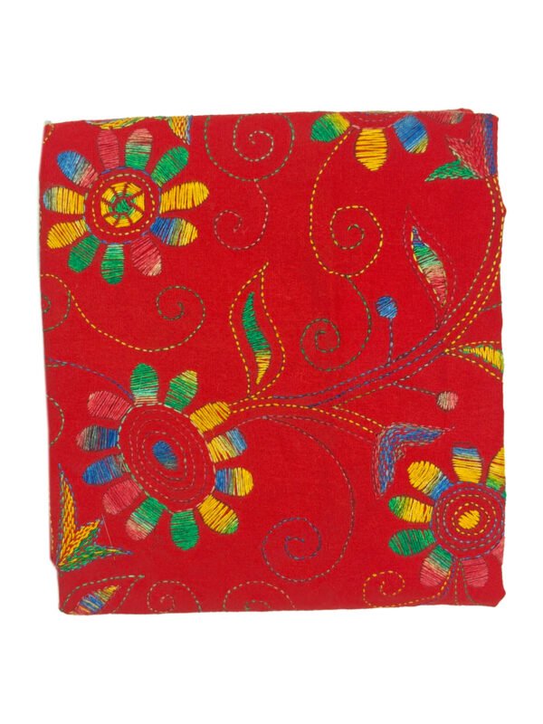Kantha Stitched Dupatta - Image 5