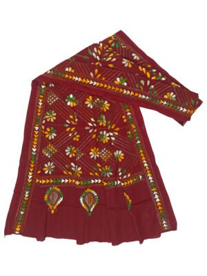 kantha stitch dupatta