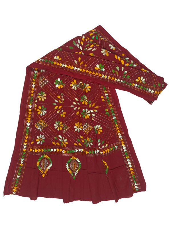 kantha stitch dupatta