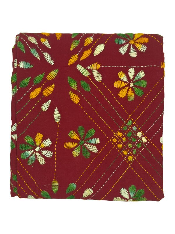 Kantha Stitched Dupatta - Image 2
