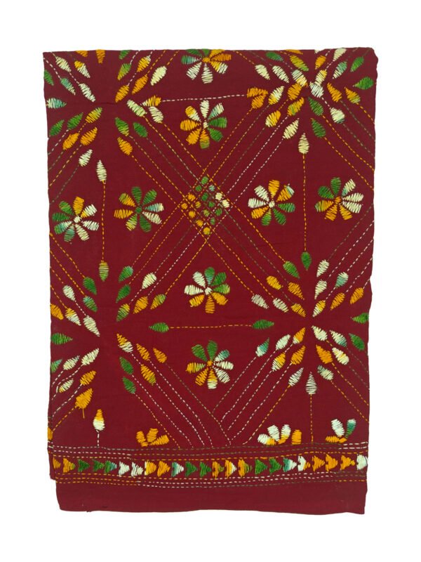 Kantha Stitched Dupatta - Image 4