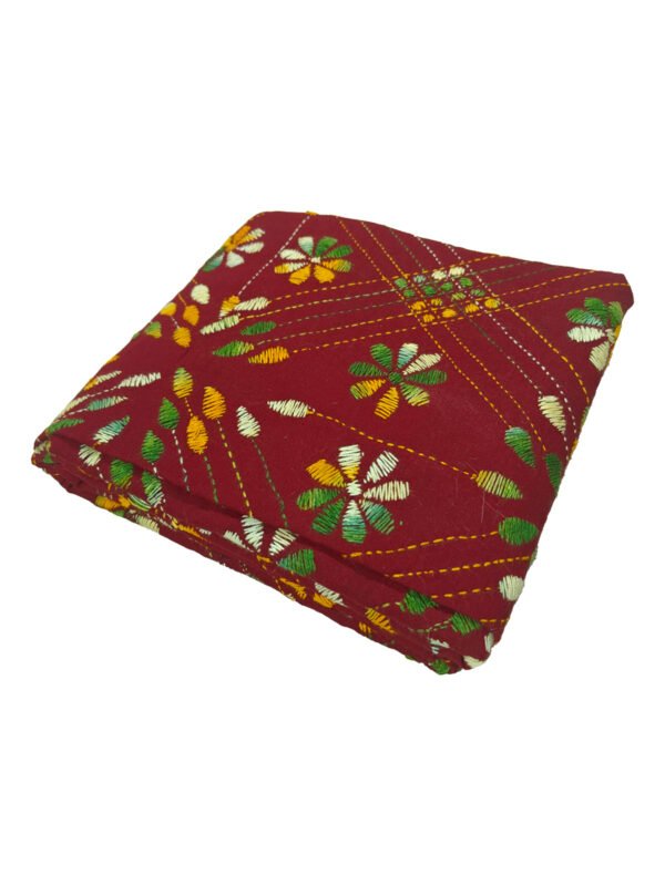 Kantha Stitched Dupatta - Image 5