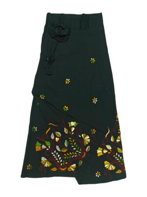 kantha wrap skirt