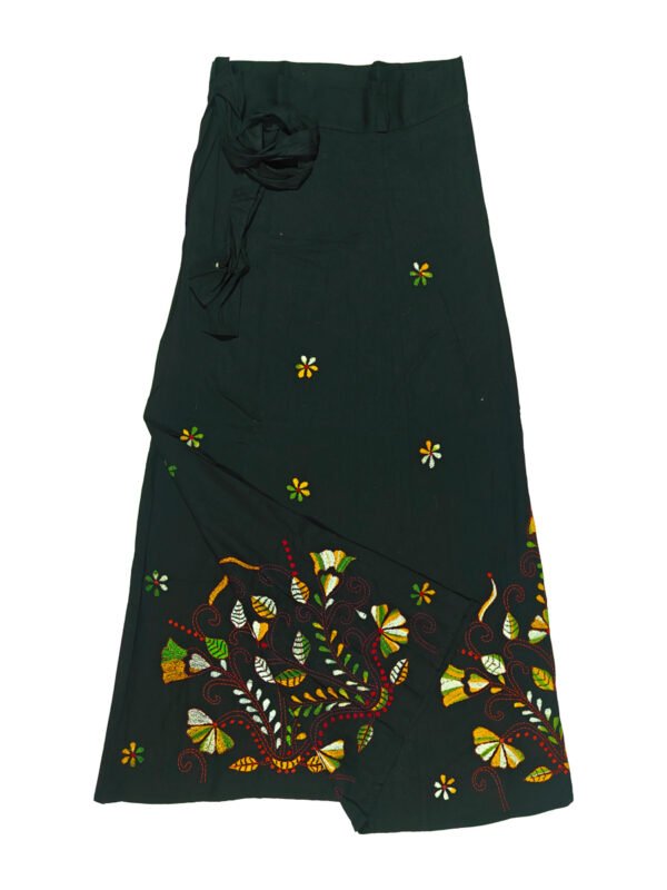 kantha wrap skirt