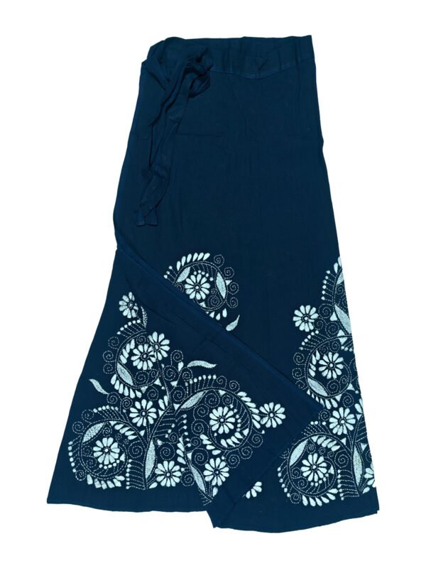 kantha wrap skirt