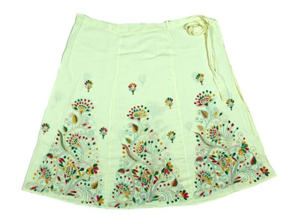 Kantha Stitched Wrap Around Skirt - Image 2