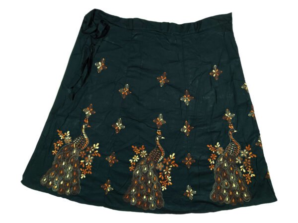 Kantha Stitched Wrap Around Skirt - Image 2
