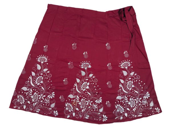 Kantha Stitched Wrap Around Skirt - Image 2