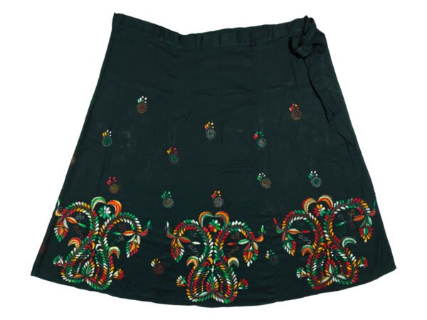 Kantha Stitched Wrap Around Skirt - Image 2