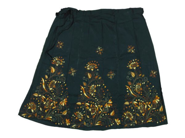 Kantha Stitched Wrap Around Skirt - Image 3