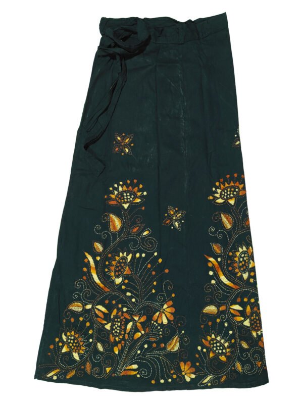 Kantha Stitched Wrap Around Skirt - Image 2