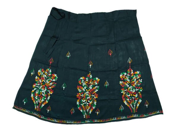 Kantha Stitched Wrap Around Skirt - Image 2