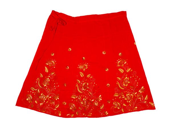 Kantha Stitched Wrap Around Skirt - Image 2