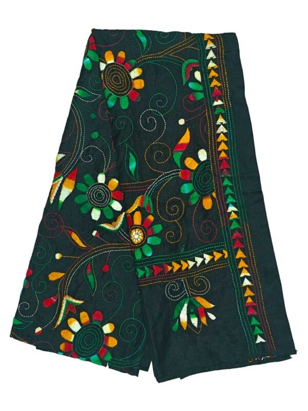 kantha work stole