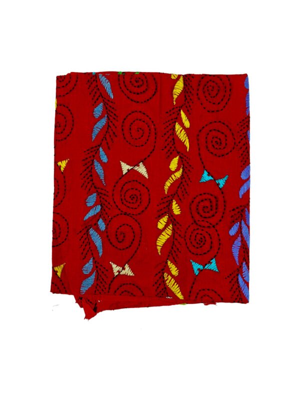 Kantha Stitched Blouse Material - Image 3