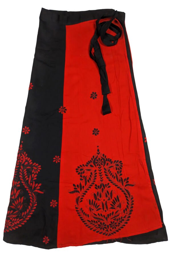 Kantha Stitched Wrap Around Skirt - Image 3