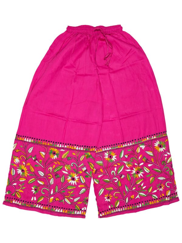 Kantha Embroidered Palazzo - Image 3