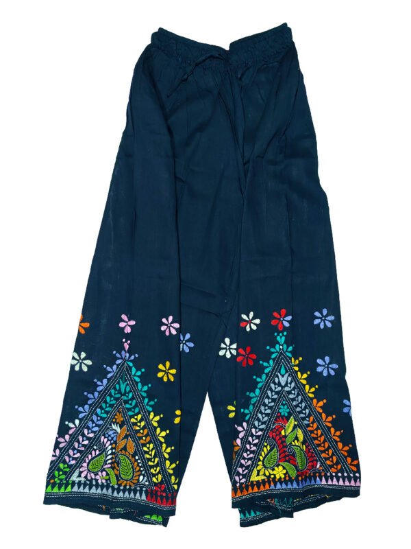 Kantha Embroidered Palazzo - Image 4