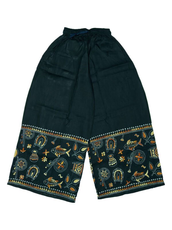 Kantha Embroidered Palazzo - Image 4