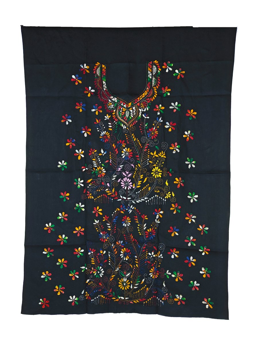 Kantha Stitched Kurti Material - Image 3
