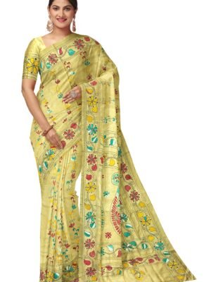 kantha work saree