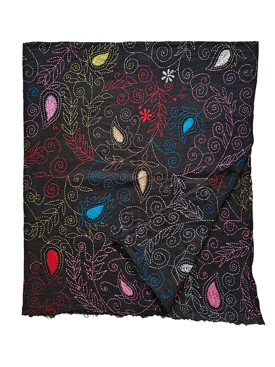 Kantha Stitched Blouse Material - Image 4