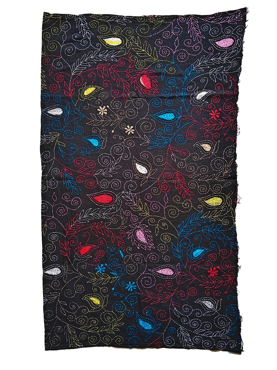 Kantha Stitched Blouse Material - Image 2