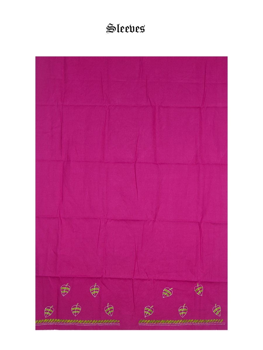 Kantha Stitched Kurti Material - Image 3
