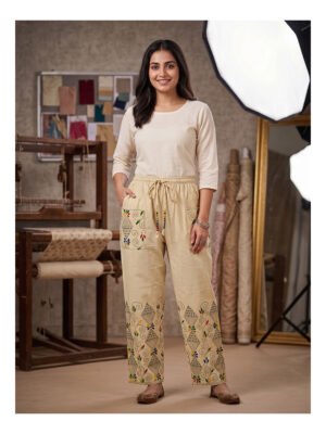 kantha straight pant
