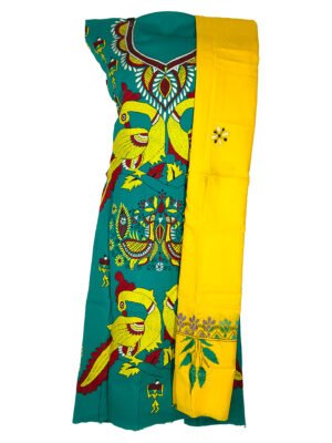 kantha work salwar suit material