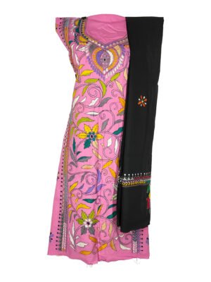 kantha work salwar suit material