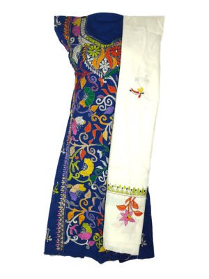 kantha work salwar suit material