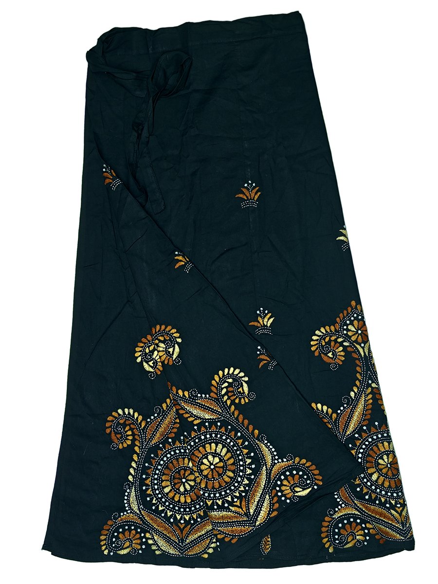 Kantha Stitched Wrap Around Skirt - Image 4